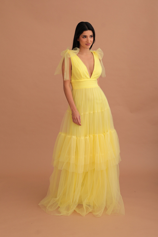 Aelia dress - yellow-null