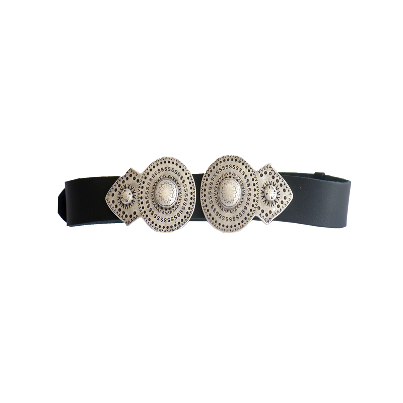 Manto leather belt-null