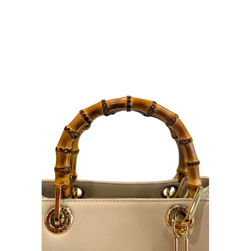 Beige pu women handbag-null