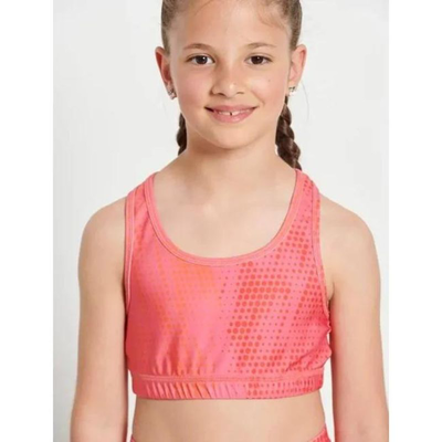 Body talk kids girls sports bra, Water, medium