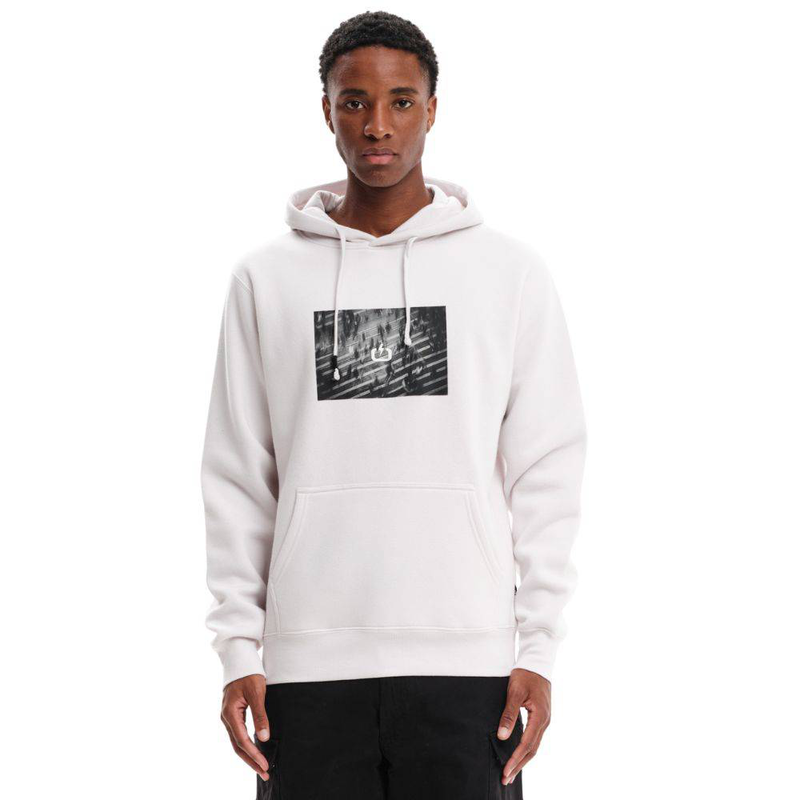 Men's pullover hoodie with photo print-null