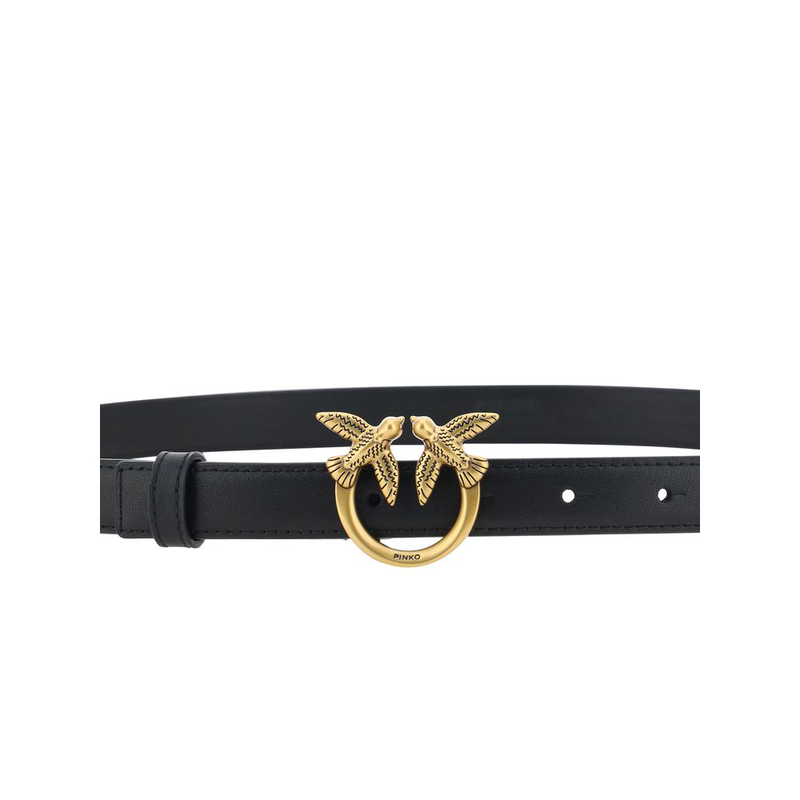 Black calf leather bos taurus regular belt-null