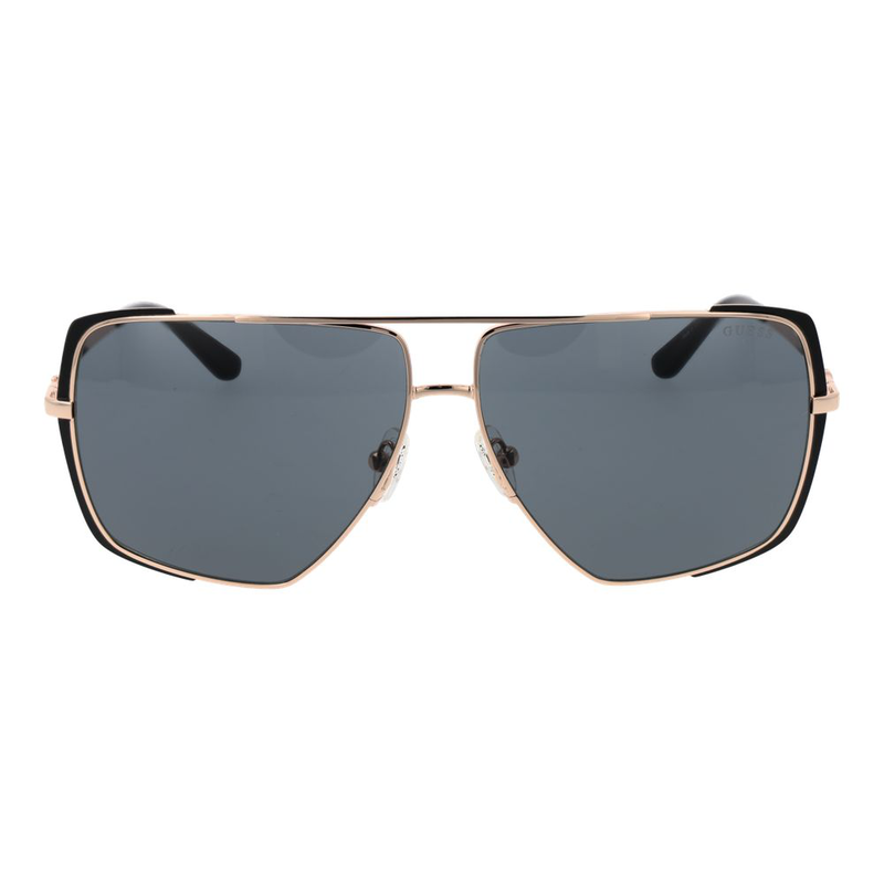Rose gold metal sunglasses-null