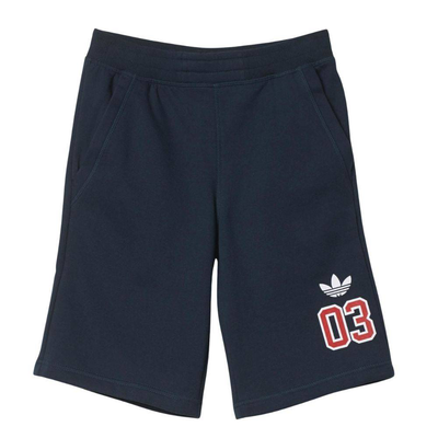 Concrete jungle shorts boys, Navy, medium