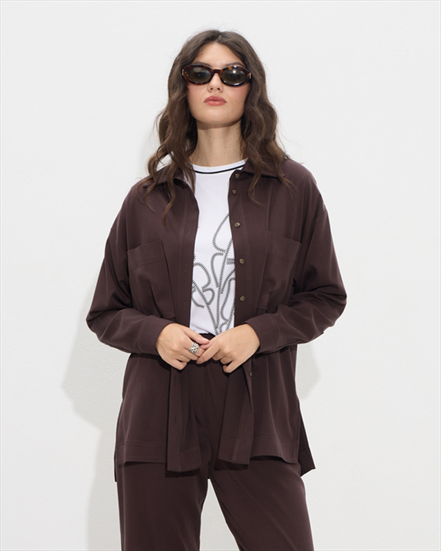 Shirt cupro oversized-null