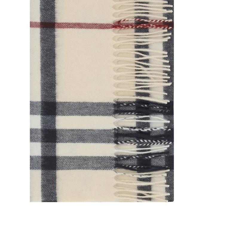 Beige cashmere scarf-null