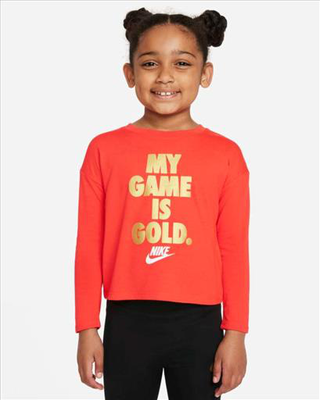 My game is gold, Bright Crimson, medium