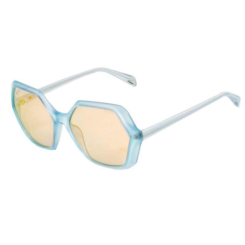 Blue injected sunglasses-null