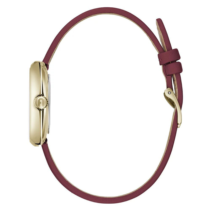 Multicolor leather dress watch-null