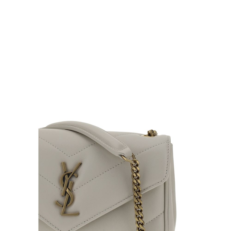 White lamb ovis aries aries shoulder bag-null