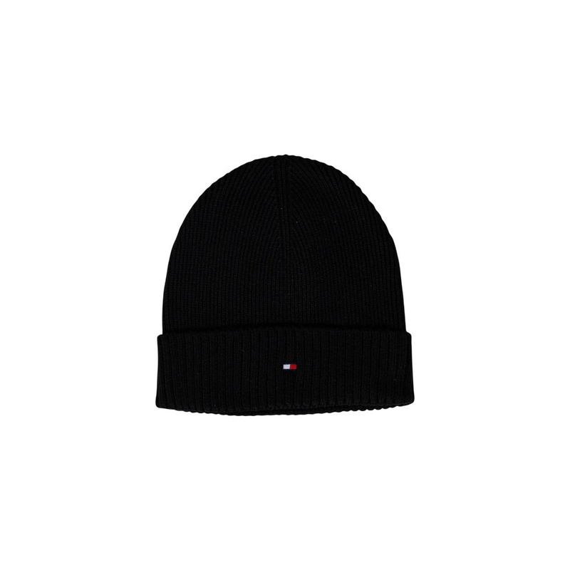 Black cotton beanie-null