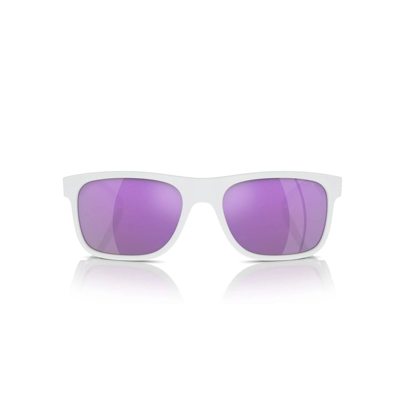 White resin sunglasses-null