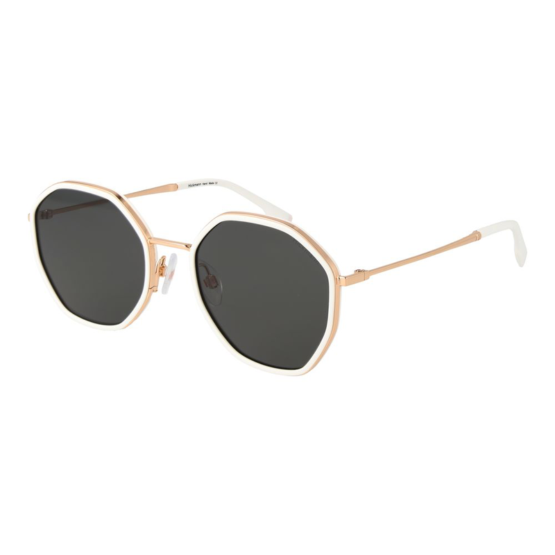 White metal sunglasses-null