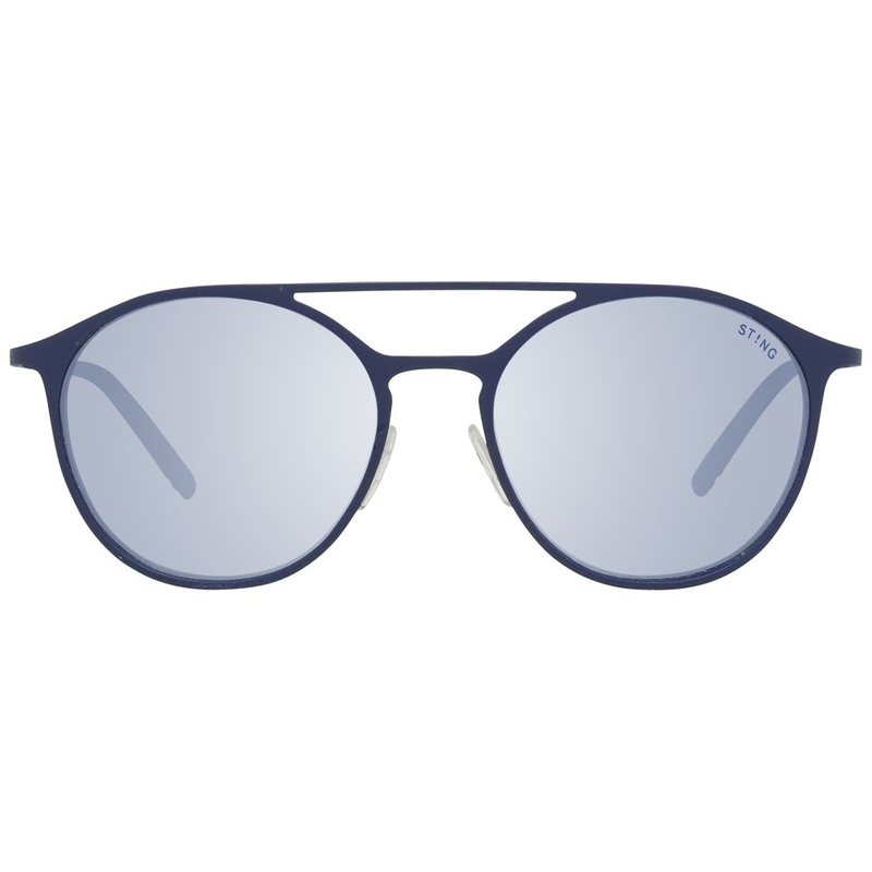 Blue metal sunglasses-null