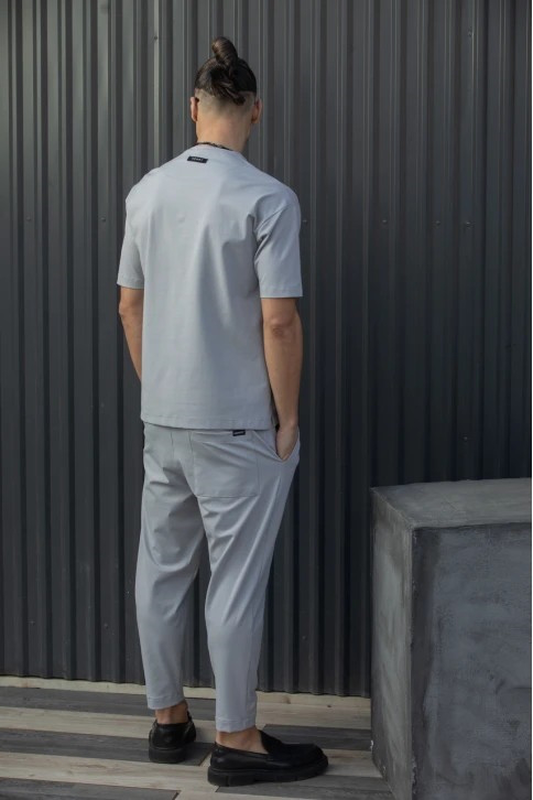 Henry comfort textured trousers-null
