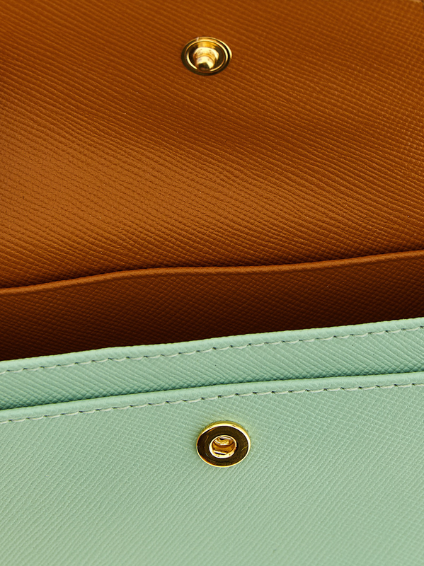 Multicolor calfskin cardholder-null