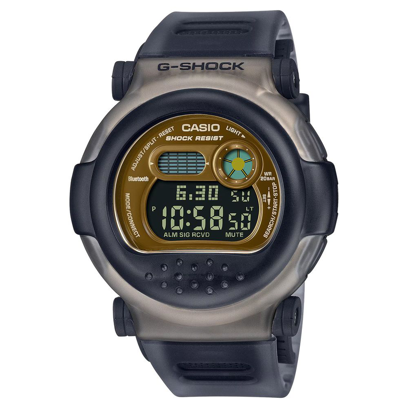 Gray resin sport watch-null