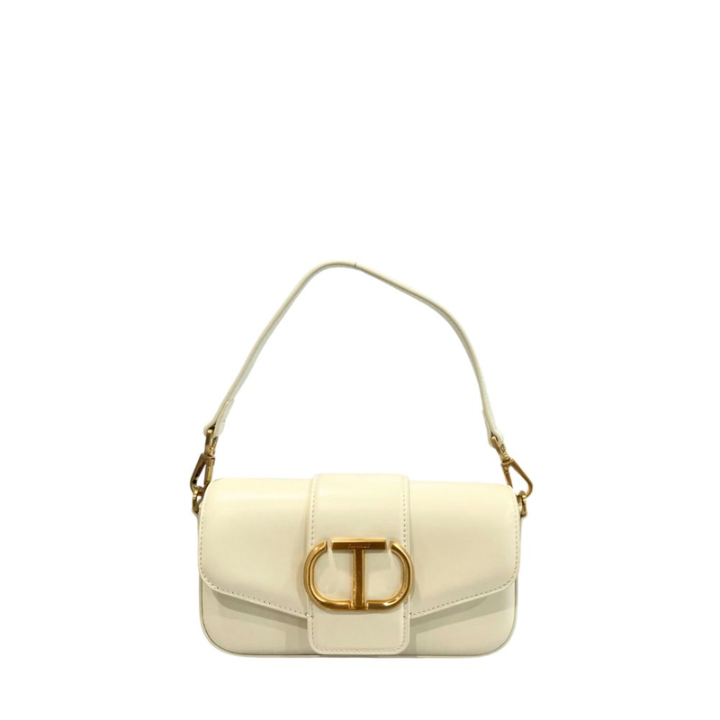 White pu women shoulder-null