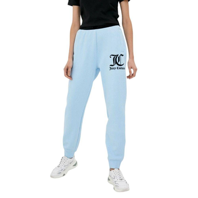 Juicy Couture maya fleece jogger with artwork, Sky Blue, medium