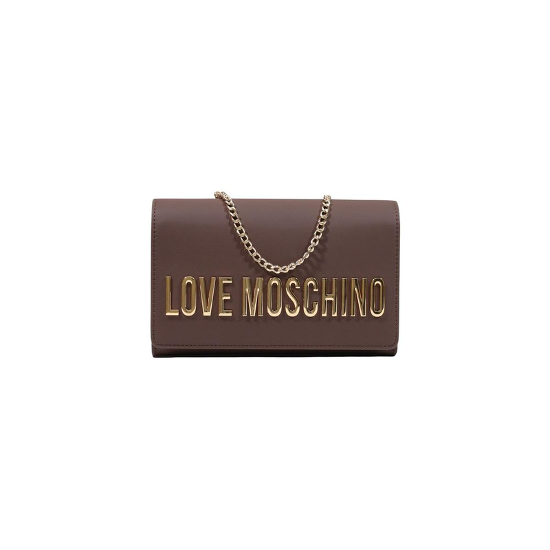 Brown polyethylene handbag-null