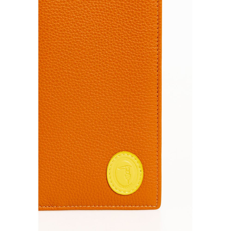 Brown leather men wallet-null