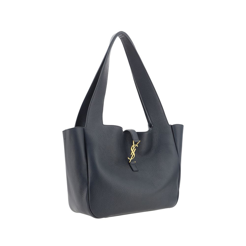 Black calf leather bos taurus shoulder bag-null