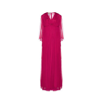 Multicolor silk casual dress, Multicolor, medium