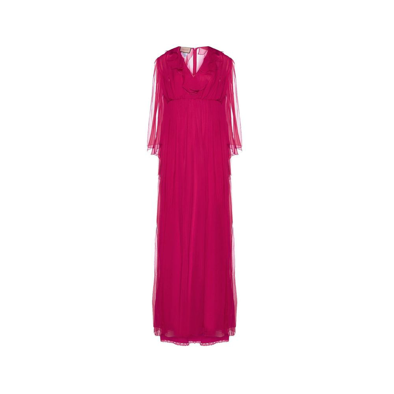 Multicolor silk casual dress-null