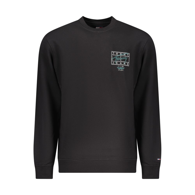 Black cotton men sweatshirt-null