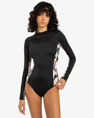 Billabong women's lycras tropic bodysuit, Multi, medium