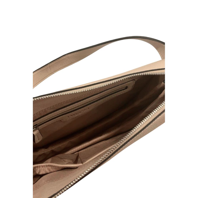 Pink pu women shoulder bag-null