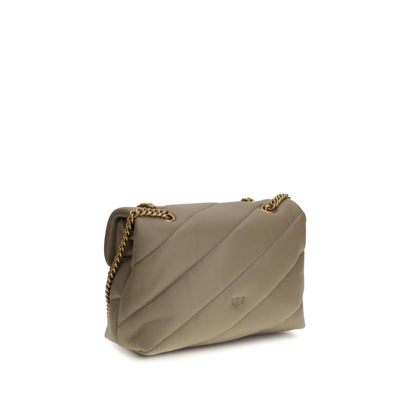 Gray calf leather bos taurus shoulder bag-null