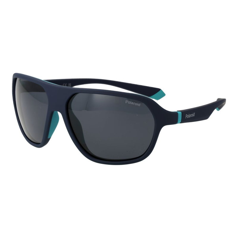 Blue plastic sunglasses-null