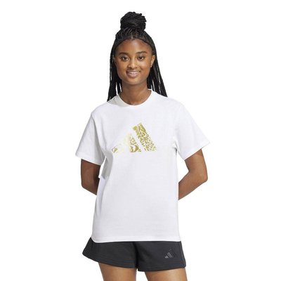 Women top met t-shirt, White, medium