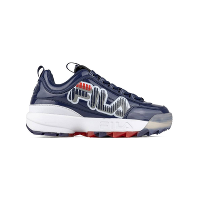 Fila disruptor II graphic mens, Navy / Red, medium