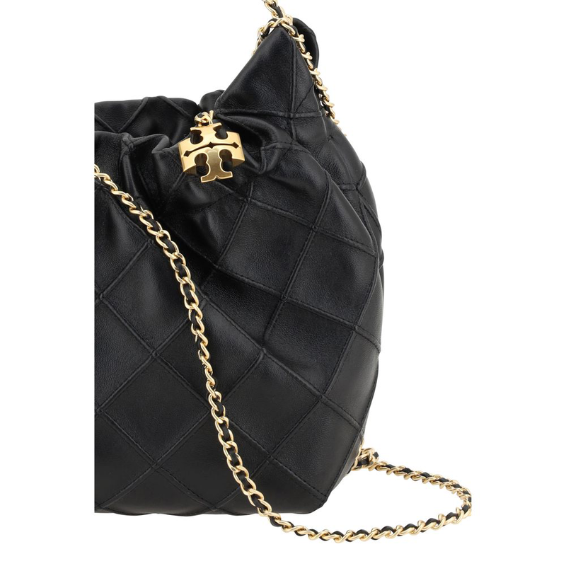 Black calf leather bos taurus shoulder bag-null