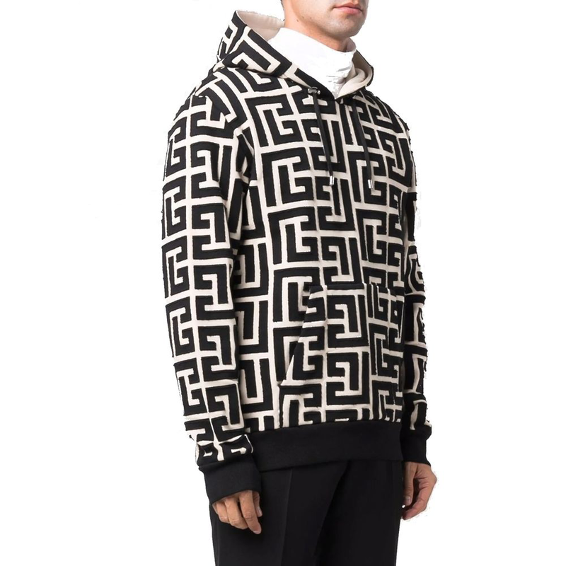 Beige cotton sweatshirt-null
