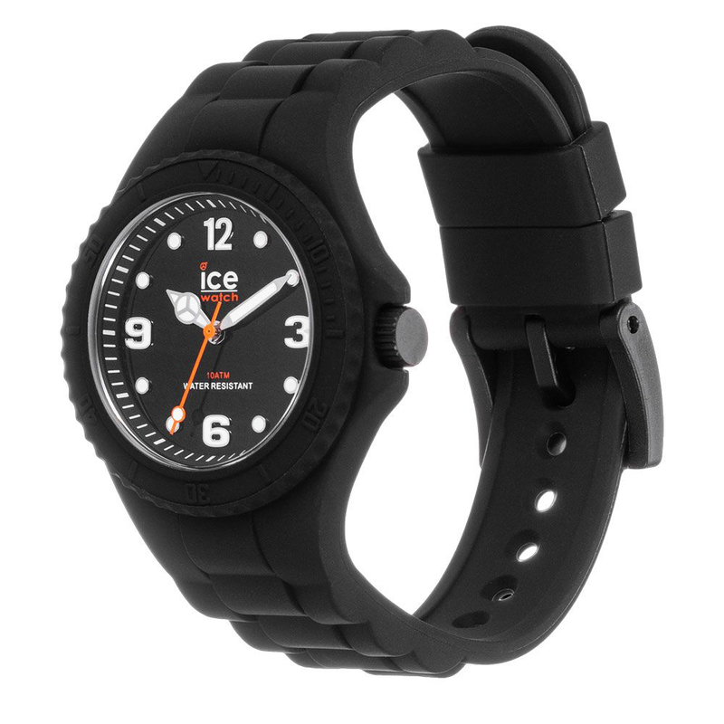 Black synthetic sport watch-null