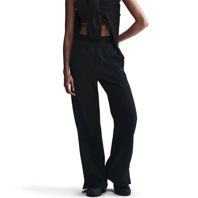 Nike nsw phoenix womens hi-waisted fleece pant, Black, medium