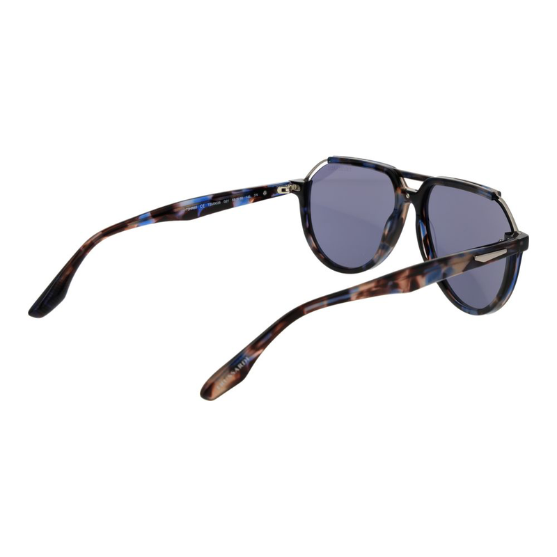 Brown acetate & stainless steel sunglasses-null