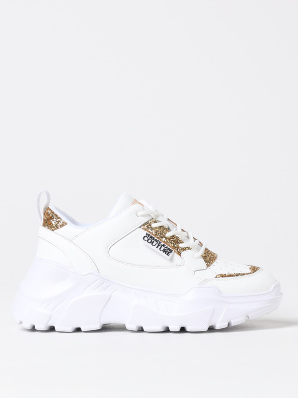 Versace jeans glitter sneakers - white-null