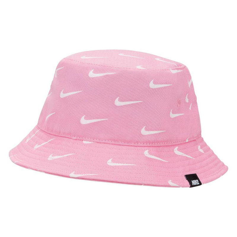 Nike swoosh print kids bucket hat-null