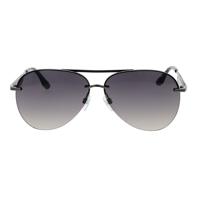 Gray metal sunglasses-null