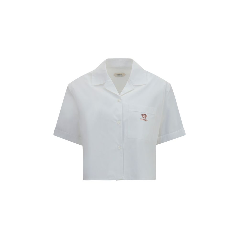 White cotton dress shirt-null