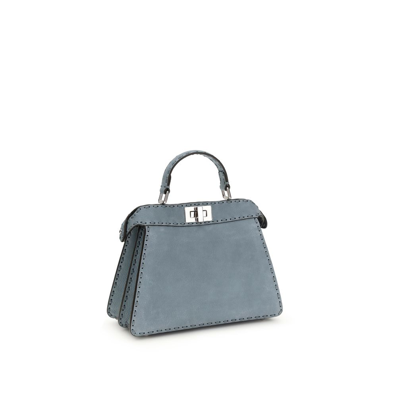 Blue calf leather bos taurus handbag-null