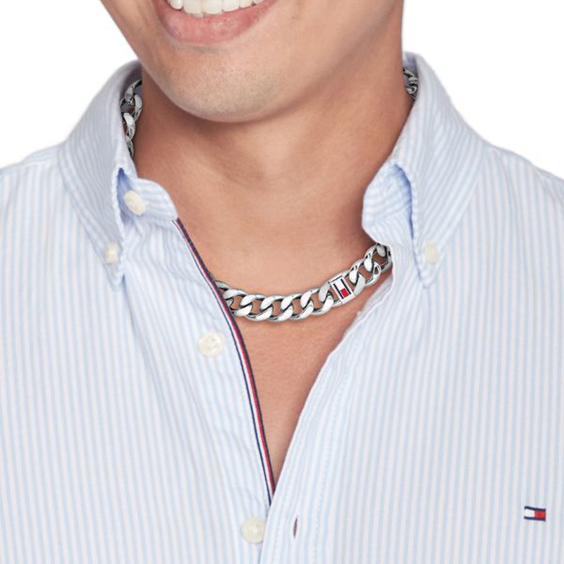 Tommy hilfiger men's necklace, , medium-null