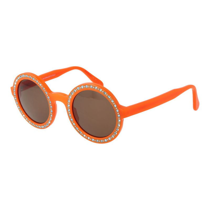 Orange acetate sunglasses-null