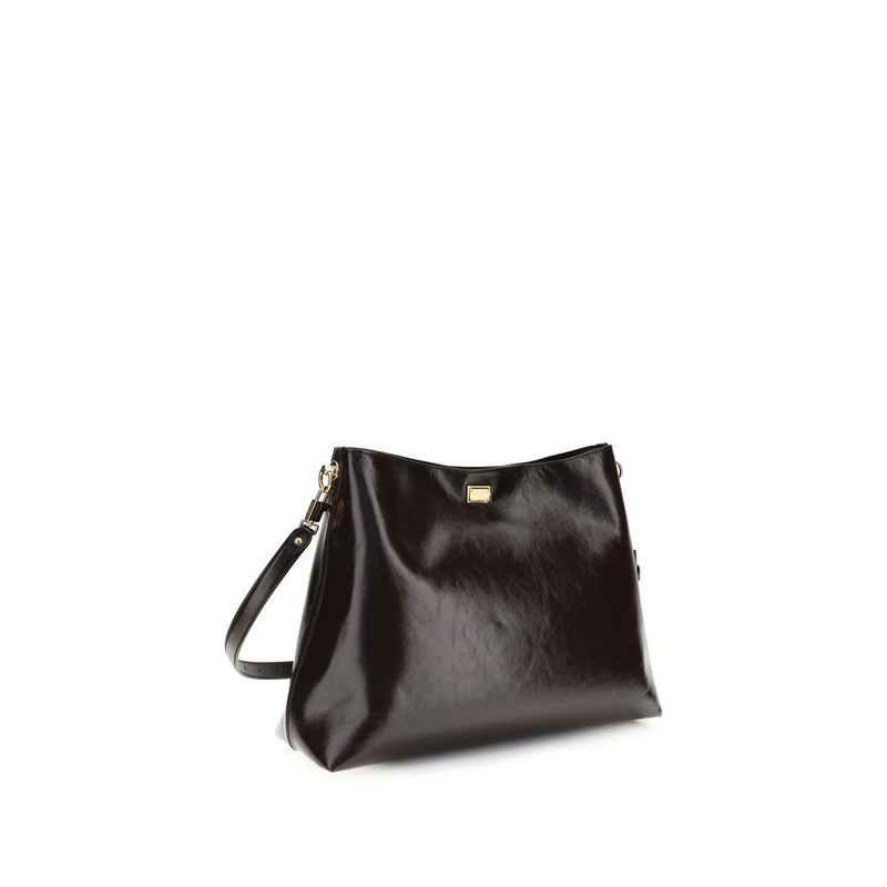 Brown calf leather bos taurus shoulder bag-null