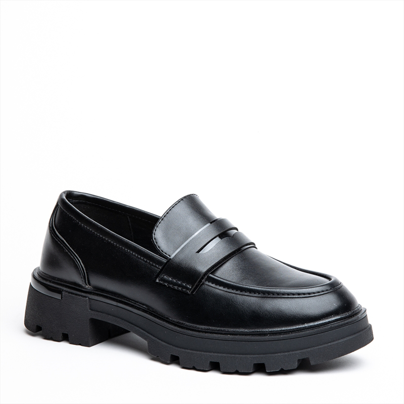 Miss belgini loafer pumps with elevated rubber heel image number null