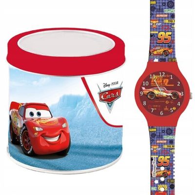 562745 - disney pixar watch cars - tin box, Red, medium